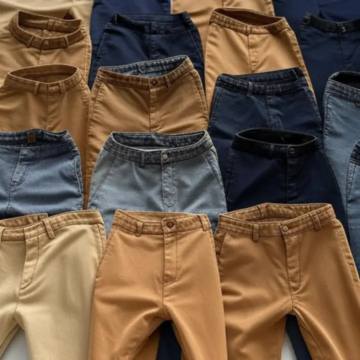 Casualowe spodnie męskie – chinosy, jeansy i joggery