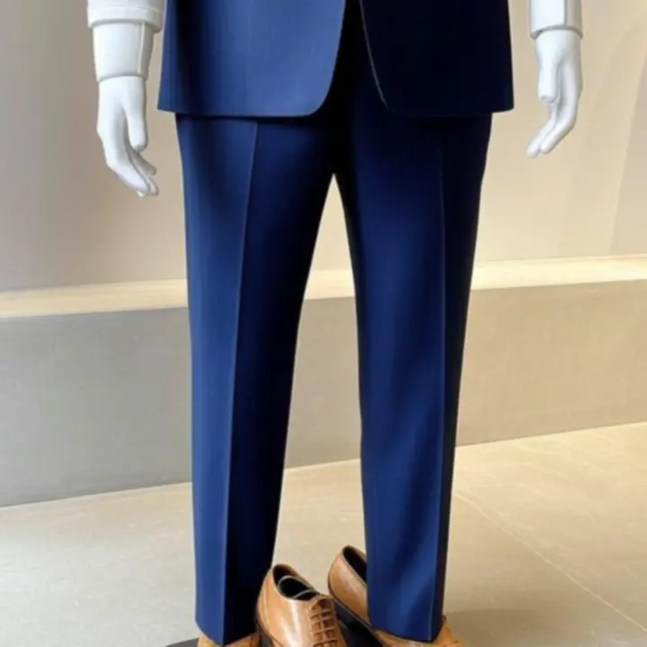 Garnitur męski w eleganckiej formalnej stylizacji