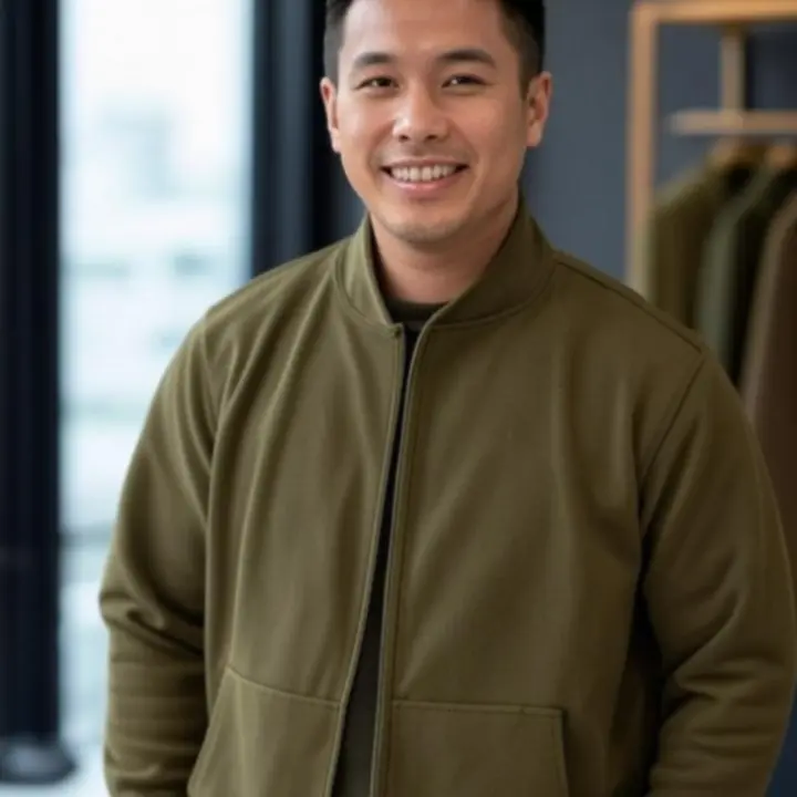 Zadowolony klient MeskiStyl prezentujący elegancką stylizację